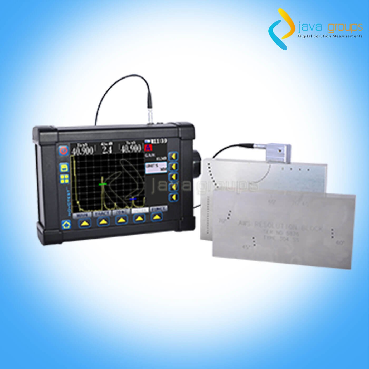 Alat Deteksi Cacat Keretakan Ultrasonik Novotest UD-1